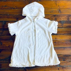 White Terry Cloth Swimsuit Cover Up